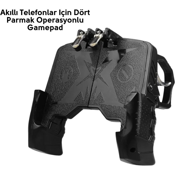 Twin Store K21 Pubg Kol Akıllı Telefonlar İçin Yüksek Performanslı Dört Parmak Gamepad - Siyah Xbox Oyun Kolu ve Aksesuarları Fiyatı