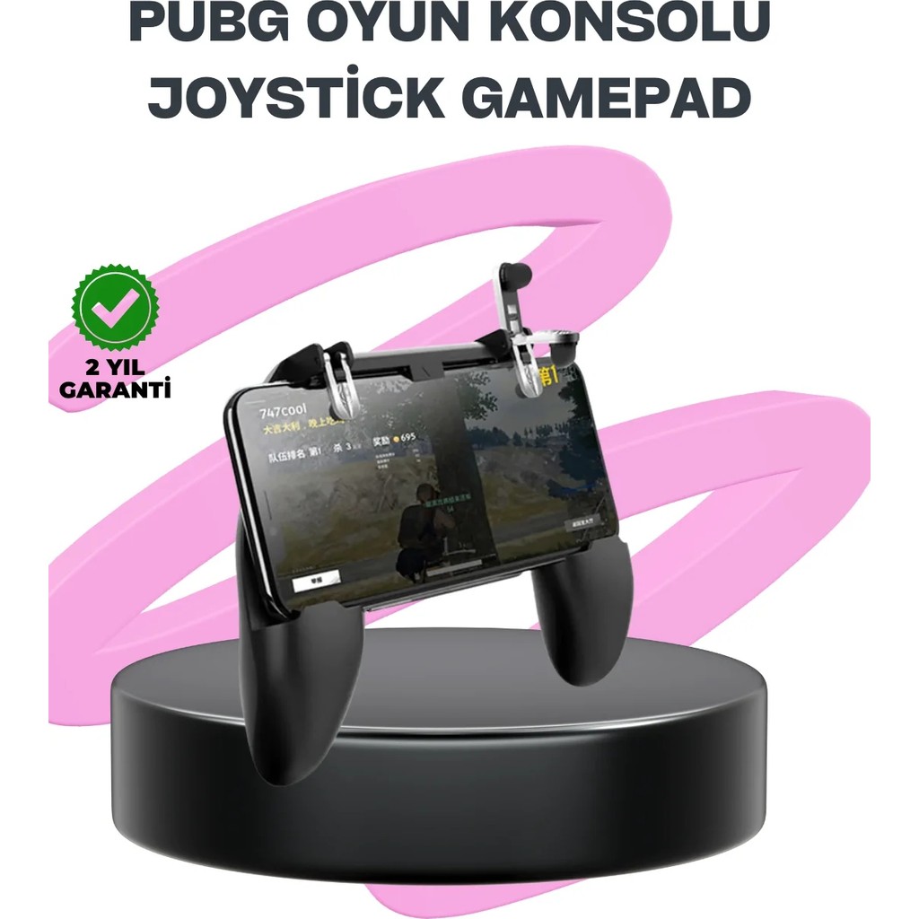 Twin Store Tetikleyicili Joystickli Telefon Gamepadi Pubg Mobile İçin Dayanıklı Yapı ve Yüksek Hassasiyet - Siyah Xbox Oyun Kolu ve Aksesuarları Fiyatı