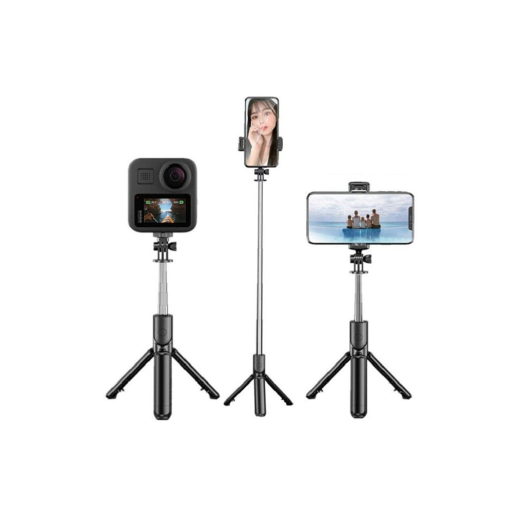 Twinix Siyah Kablosuz Kumandalı Telefon Selfie Çubuğu Monopod Ayaklı Tripod Bluetooth Fotoğraf Makinesi Aksesuarları Fiyatı