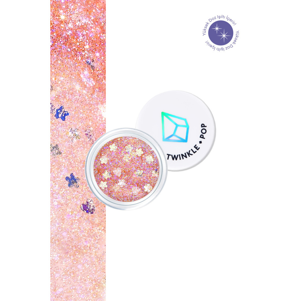 Twinkle Pop Çok Amaçlı Kullanım Için Yoğun Sim Içerikli Jel Glitter Jelly Glitter (#2 PİNK BANZZAK) Göz Farı Fiyatı