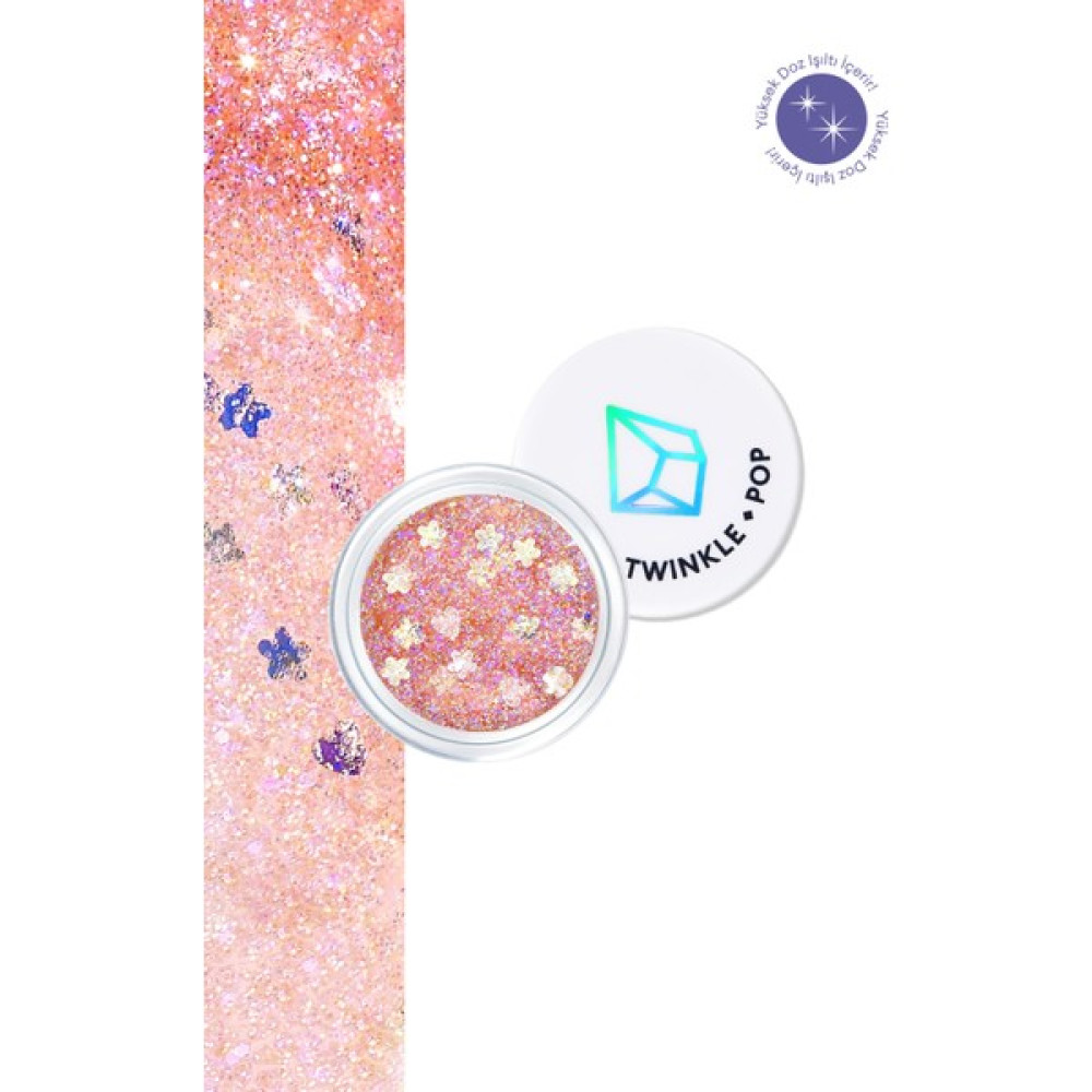 Twinkle Pop Çok Amaçlı Kullanım Için Yoğun Sim Içerikli Jel Glitter Jelly Glitter (#2 Pink Banzzak) - 2 Pink Banzzak Göz Farı Fiyatı