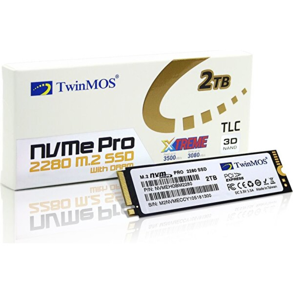 TwinMOS 2TB M.2 PCIe NVMe Pro SSD 3500Mb-3080Mb/s (NVMeHGBM2280) SSD / Solid State Drive Fiyatı