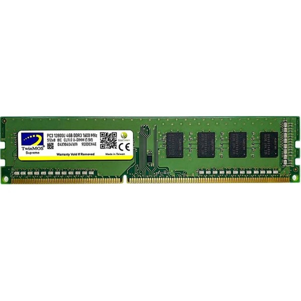 Twinmos 4gb 1600MHZ Ddr3 1.5V Pc Ram MDD34GB1600D RAM Bellekler Fiyatı