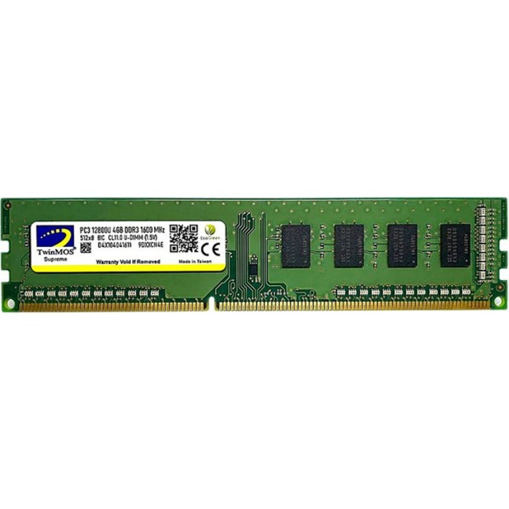 TwinMOS DDR3 4GB 1600MHz 1.5V Desktop Ram (MDD34GB1600D) RAM Bellekler Fiyatı