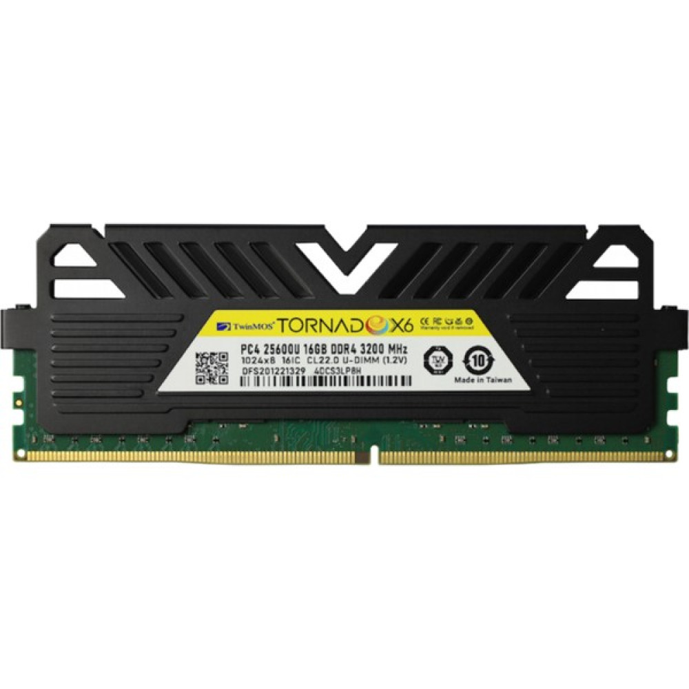 Twinmos Ddr4 16GB 3200MHZ CL22 Tornadox6 Desktop Ram Soğutuculu (TMMDD416GB3200DKBX6) RAM Bellekler Fiyatı