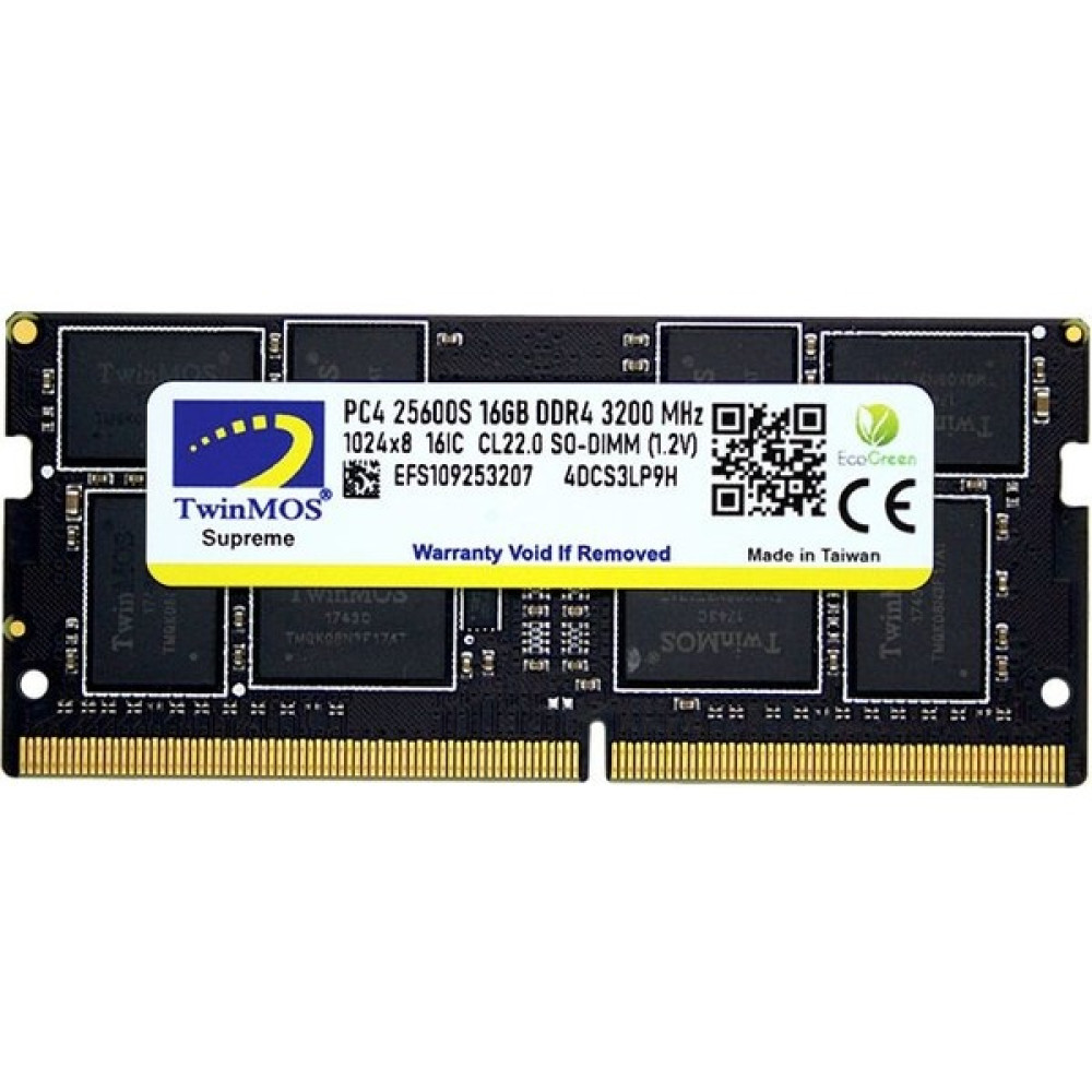 TwinMOS DDR4 16GB 3200MHz Notebook Ram (MDD416GB3200N) RAM Bellekler Fiyatı