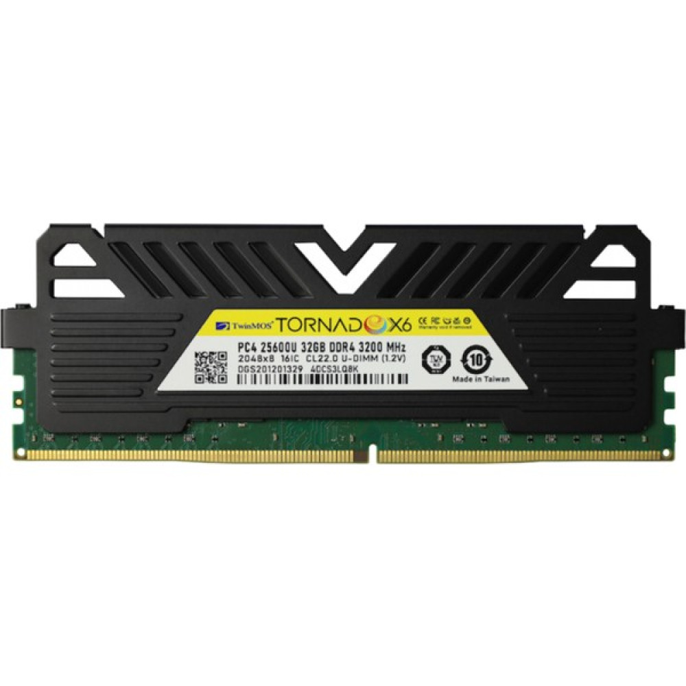 Twinmos Ddr4 32GB 3200MHZ CL22 Tornadox6 Desktop Ram Soğutuculu (TMMDD432GB3200DKBX6) RAM Bellekler Fiyatı