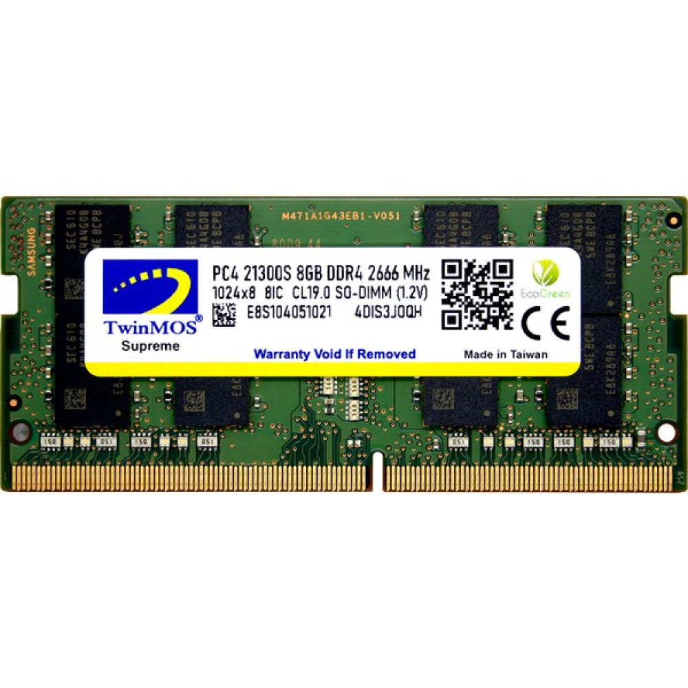 TwinMOS DDR4 8GB 2666MHz Notebook Ram (MDD48GB2666N) RAM Bellekler Fiyatı