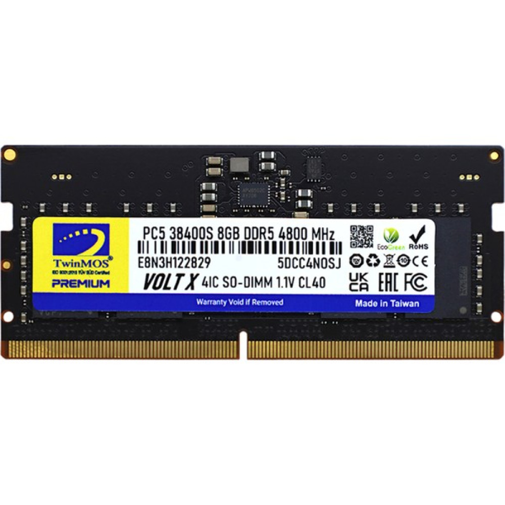 Twinmos Ddr5 8gb 4800MHZ CL40 Notebook Ram (TMD58GB4800S40) RAM Bellekler Fiyatı