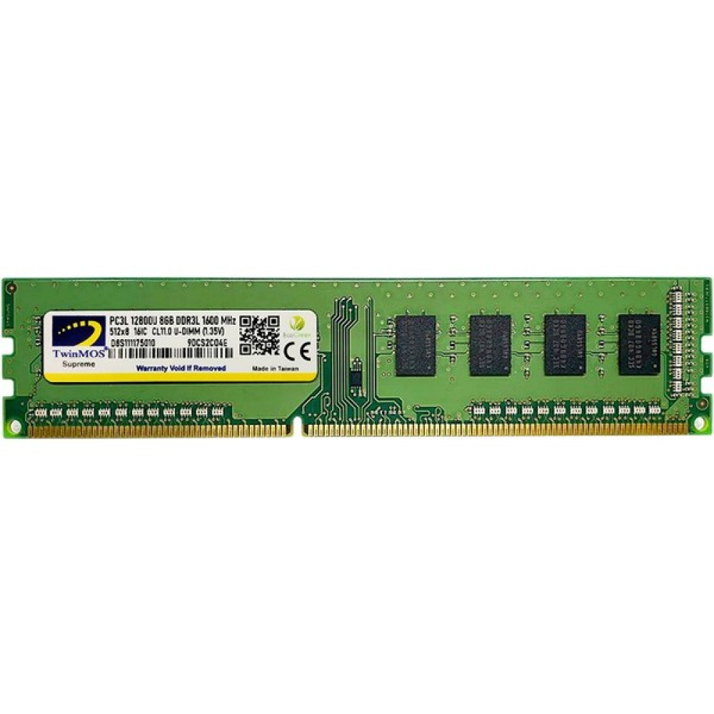Twinmos MDD3L8GB1600D, 8gb, Ddr3, 1600MHZ, 1.35V Desktop Ram RAM Bellekler Fiyatı