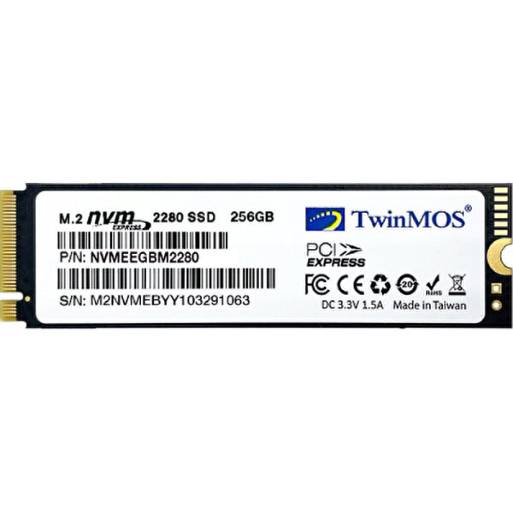Twinmos NVMEEGBM2280 256GB 2 Pcie Nvme SSD (2455MB-1832MB/S) 3dnand SSD / Solid State Drive Fiyatı