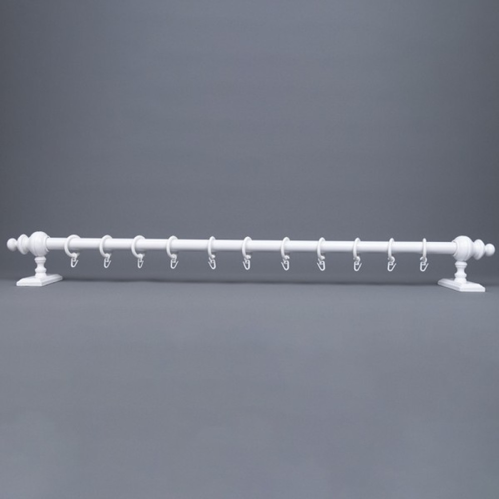 Twins Decorative Gifts Beyaz Raysız Ahşap Rustik Perde Askısı - 100 CM Perde Aksesuarı Fiyatı