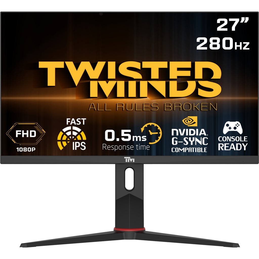 Twısted Mınds 27" TM27FHD280IPS Fhd 280HZ 0,5ms HDMI Dp HDR10 Fast IPS Pıvot Rgb Gamıng Monitör Bilgisayar Çevirici ve Adaptörü Fiyatı