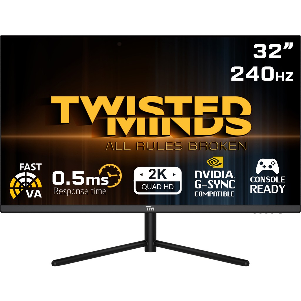 Twısted Mınds 32" TM32QHD240VA Qhd 2k 240HZ 0,5ms HDMI Dp HDR10 Gamıng Monitör Bilgisayar Çevirici ve Adaptörü Fiyatı