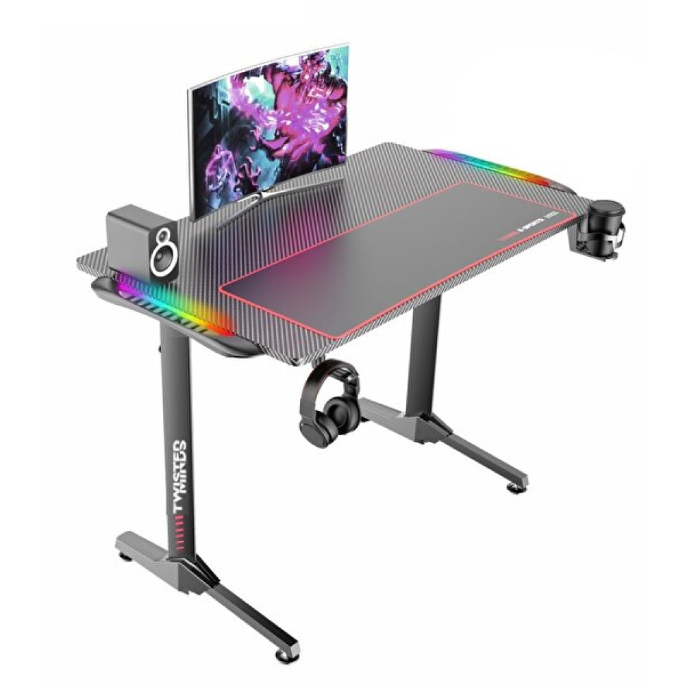 Twisted Minds T Design Tm-T-1060-Rgb Karbon Fi̇ber E-Spor Oyuncu Masası Bilgisayar Masası Fiyatı