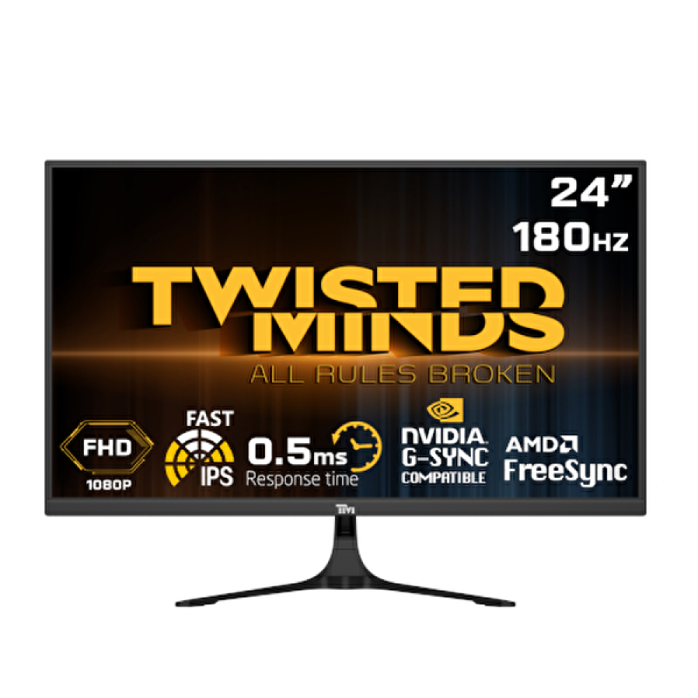 Twisted Minds Tm24Fhd180Ips 24" FHD 180 Hz 0.5 ms Hdmi DP Hdr10 Fast IPS Çerçevesiz Gaming Monitör Monitör Fiyatı