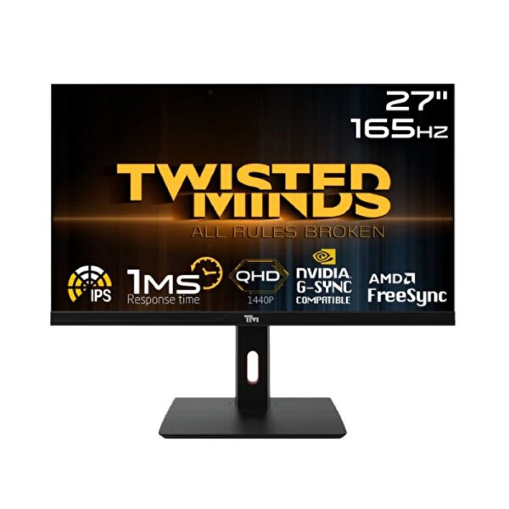 Twisted Minds Tm272Qe 27" 1 MS 165 Hz Hdmi DP FreeSync/Gsync Çerçevesiz RGB QHD IPS Gaming Monitör Monitör Fiyatı