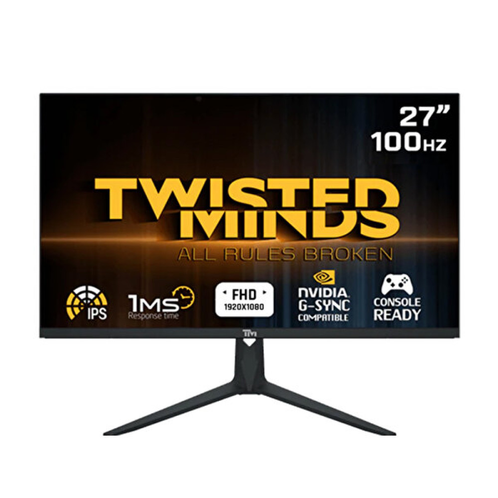 Twisted Minds Tm27Fhd100Ips 27" 1 MS 100 Hz Hdmi VGA FreeSync/G-Sync IPS FHD Çerçevesiz Oyuncu Monitörü Monitör Fiyatı