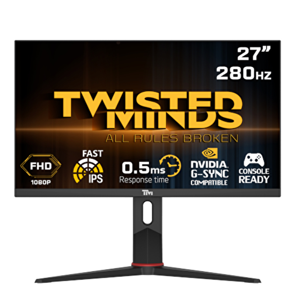 Twisted Minds Tm27Fhd280Ips 27" FHD 280 Hz 0.5 ms Hdmi DP Hdr10 Fast IPS Pivot RGB Gaming Moni̇tör Monitör Fiyatı