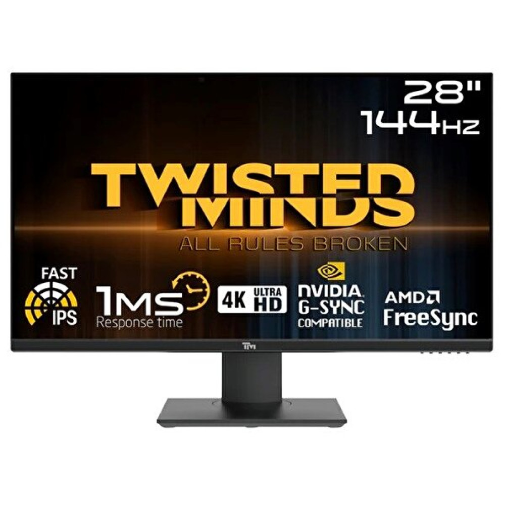 Twisted Minds Tm28Eui 28" 1 MS 144 Hz Hdmi DP Gsync PS/Xbox RGB UHD 4K IPS Oyuncu Monitörü Monitör Fiyatı