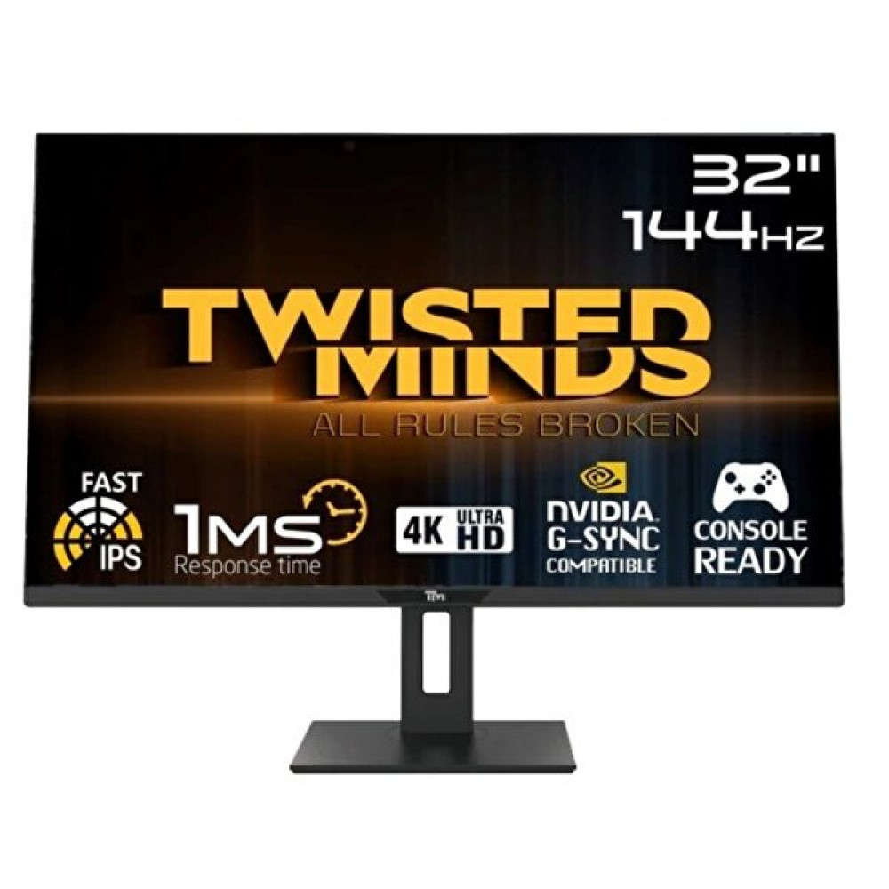 Twisted Minds Tm32Dui 32" 1 MS 144 Hz Hdmi DP Gsync PS/Xbox RGB UHD 4K IPS Oyuncu Monitörü Monitör Fiyatı