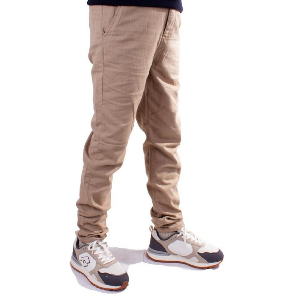 Twister Jeans Twister Slim JOGGER3-011 Bej Yüksek Bel Dar Paça Erkek Keten Pantolon Erkek Pantolon Fiyatı