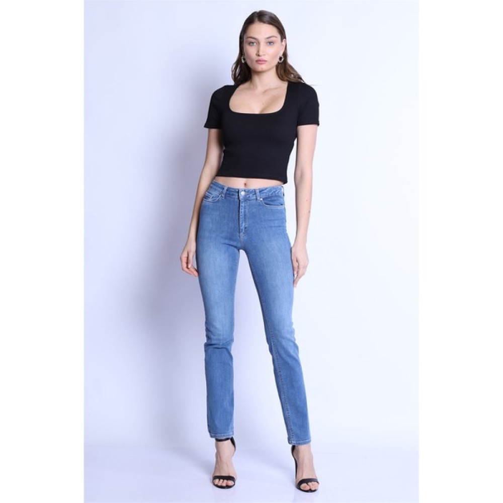 Twister Kadın Pantolon Marta 9269-04 A.mavı Bayan Jeans / Kot Pantolon Fiyatı