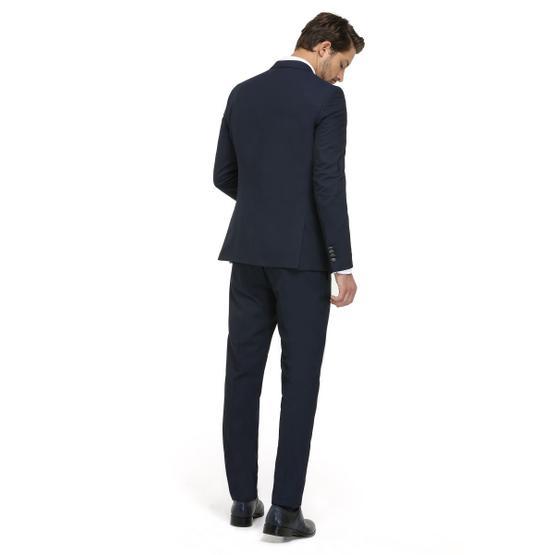 Twn 3EFY5KV67559M101 Lacivert Slim Fit Armürlü Yelekli Takım Elbise Erkek Takım Elbise Fiyatı