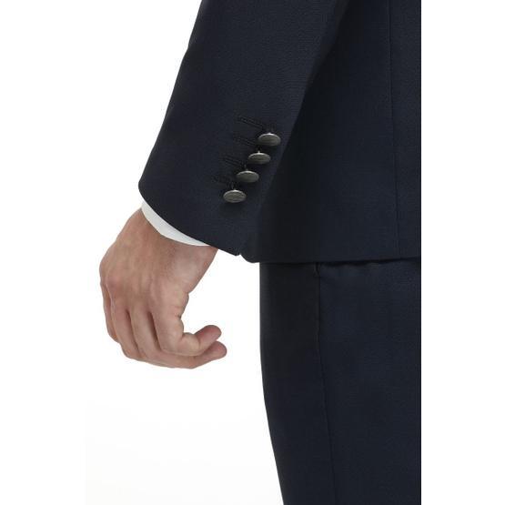 Twn 3EFY5KV67559M101 Lacivert Slim Fit Armürlü Yelekli Takım Elbise