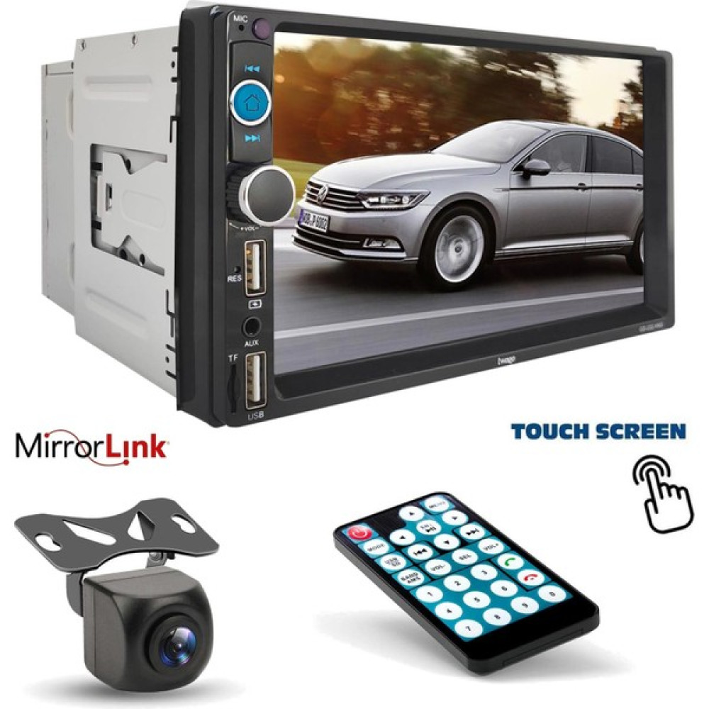 Twogo Double Teyp 7 4X45W Mirrorlink Bt/usb/sd/mp5/aux/fm Kameralı Twogo GO-3355 Oto Teypleri Fiyatı