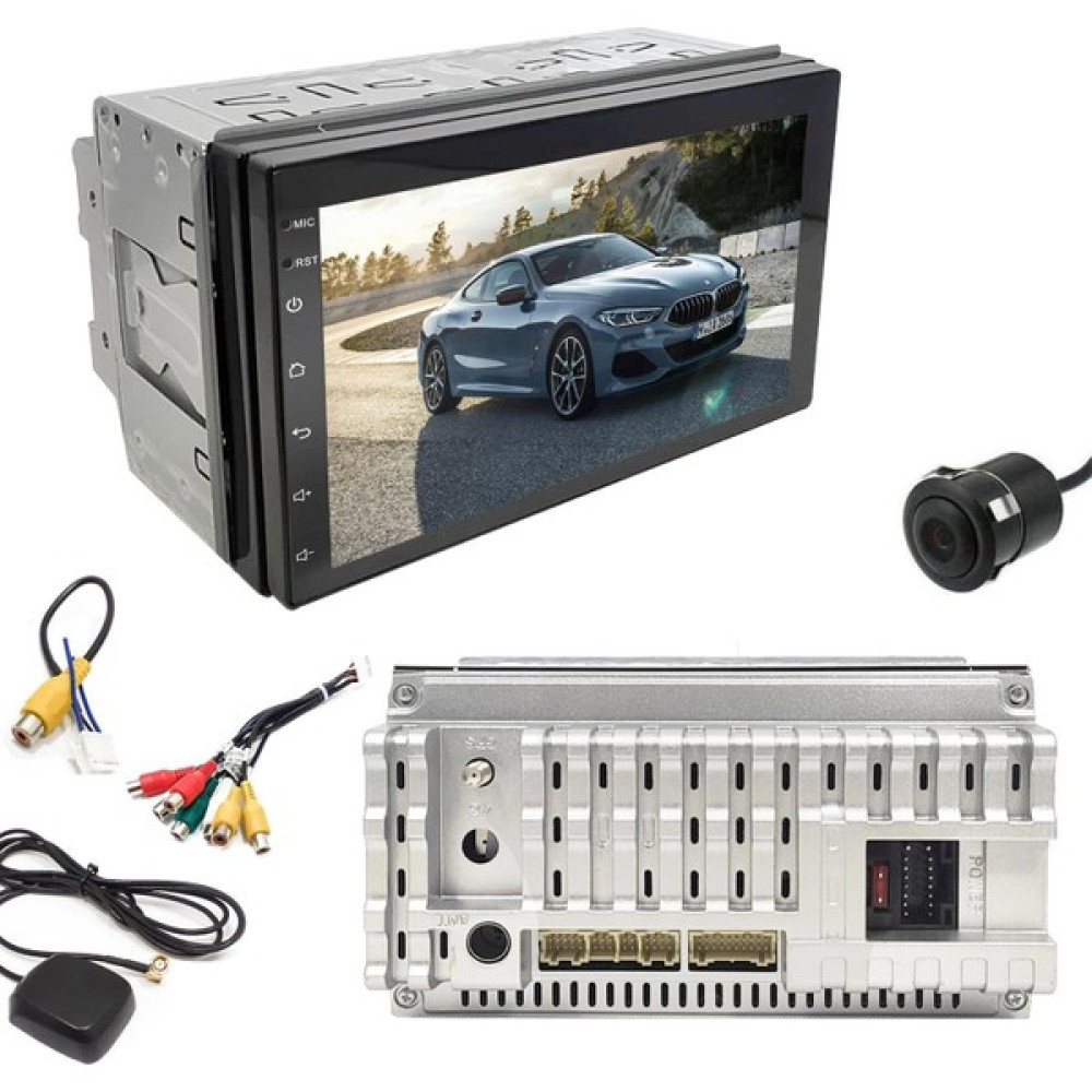 Twogo Double Teyp 7 4X60W Android Mirrorlink Gps/bt/usb/fm 1gb Ram 16GB Hafıza Kameralı Twogo Go-3x Oto Teypleri Fiyatı