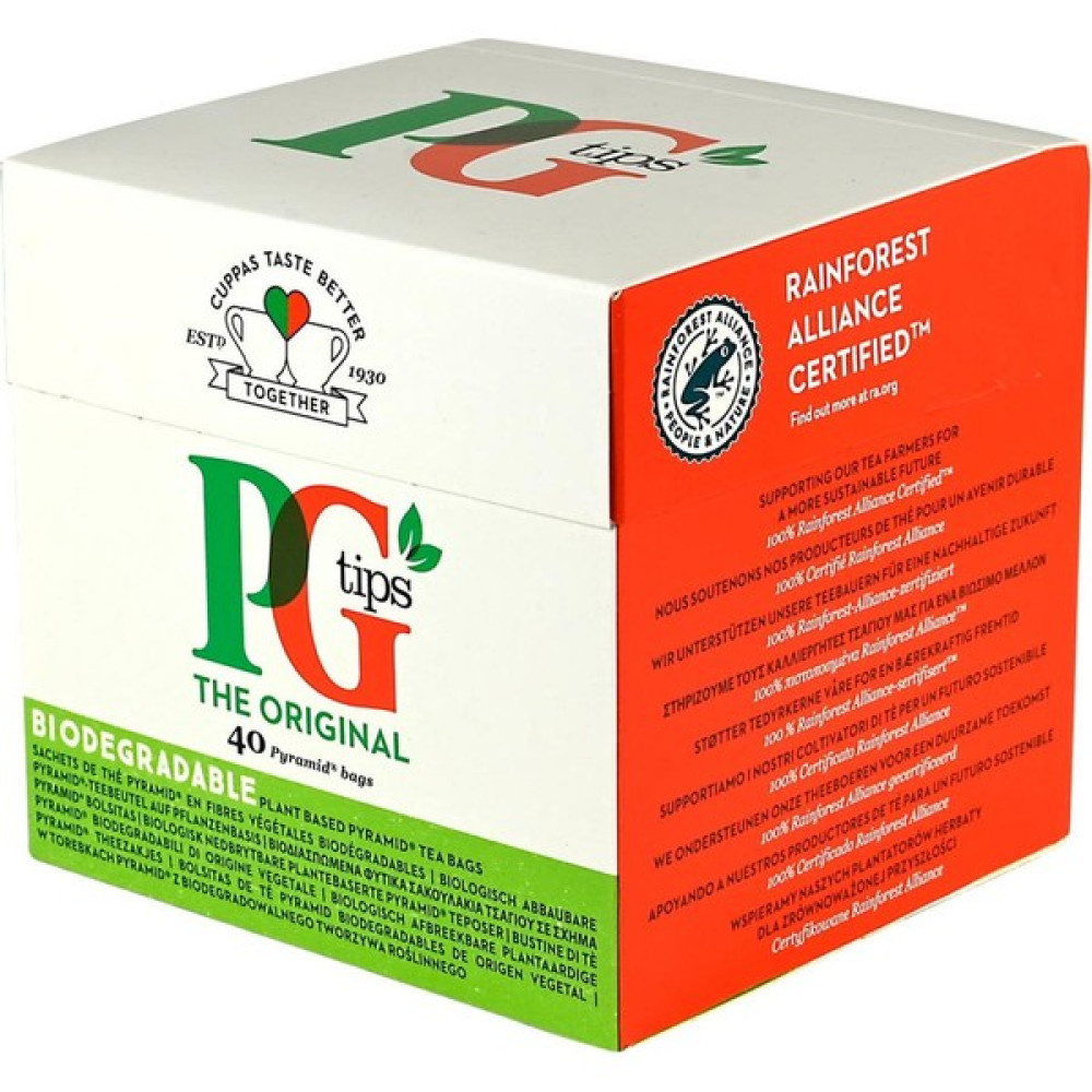 TwoxPlus Pg Tips The Original 40 Pyramid Bags - 40 Adet Kupa Poşet İngiliz Çayı Çay Fiyatı