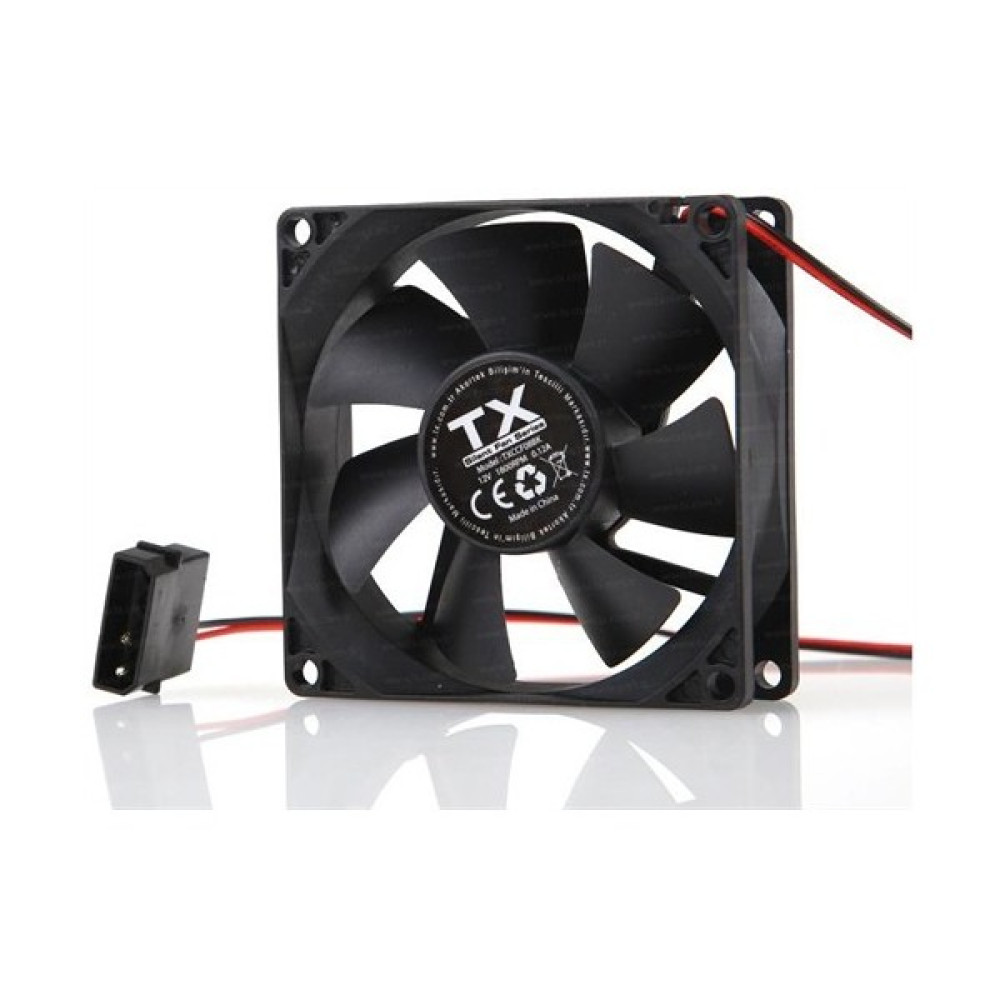 TX 8cm Siyah Kasa Fanı (TXCCF08BK) Soğutucular Fiyatı