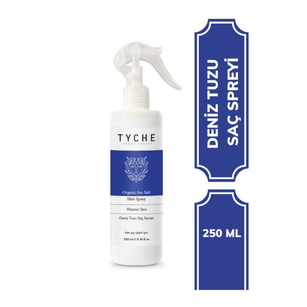 TYCHE LUXURY BEAUTY Hacim Ve Dolgunluk Veren Deniz Tuzu Saç Spreyi Organic Sea Salt Hair Spray Vitamin Sea 250 ml Saç Şekillendirici Sprey Fiyatı
