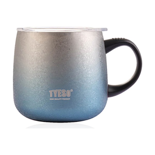 Tyeso Napoli Mug Vakumlu Paslanmaz Çift Duvarlı Termal Kapaklı 355ML - Mavi Kamp Mutfağı Fiyatı