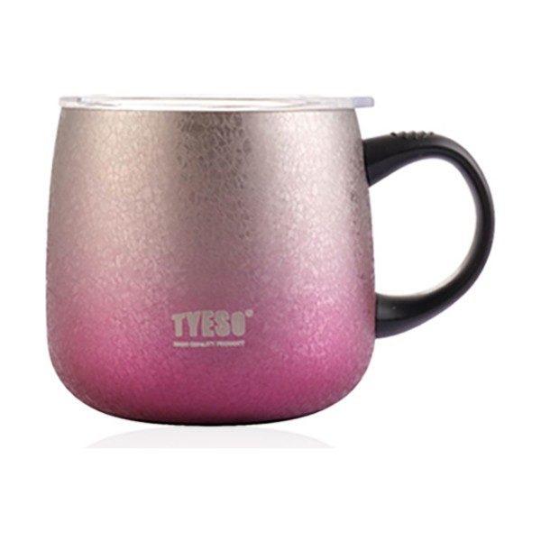 Tyeso Napoli Mug Vakumlu Paslanmaz Çift Duvarlı Termal Kapaklı 355ML - Mor Kamp Mutfağı Fiyatı