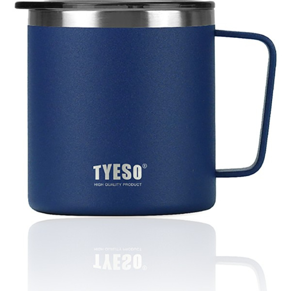 Tyeso Silviya Mug Vakumlu Paslanmaz Çift Duvarlı Termal Kapaklı 400ML Kamp Mutfağı Fiyatı