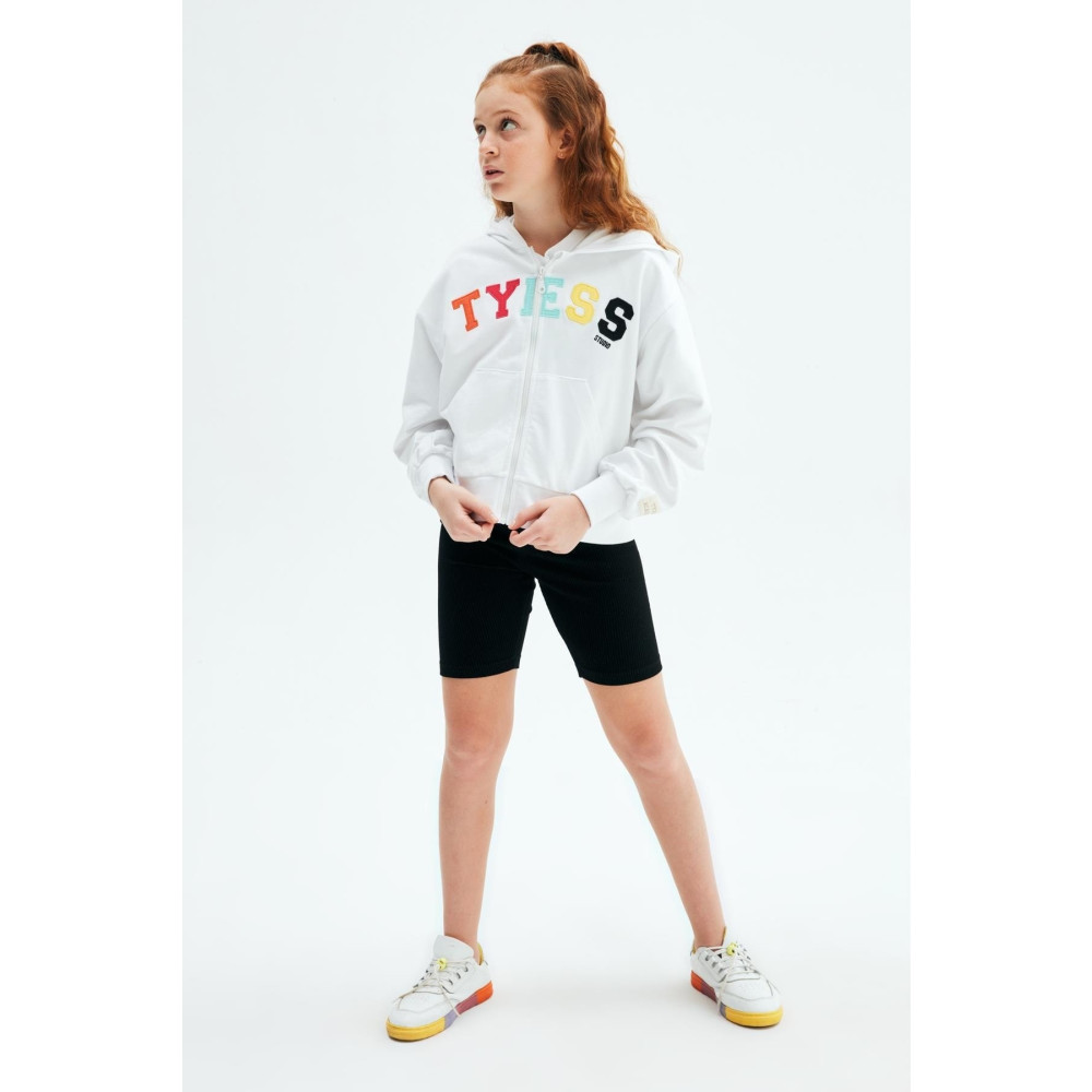 Tyess Kız Çocuk Beyaz Eşofman Üstü 23psstj4415 6 YAŞ Beden Bayan Sweatshirt Fiyatı