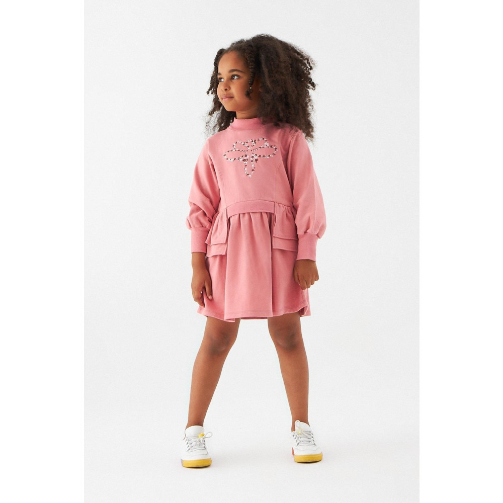 Tyess Kız Çocuk Pembe Elbise 22fw1tj4918 12 Yaş Beden Elbise Fiyatı