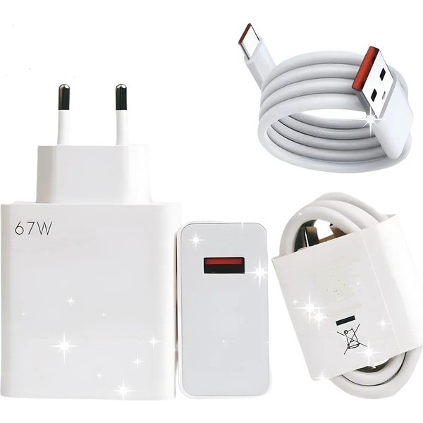 Type-C 67W (Watt) Ultra Hızlı Şarj Aleti Adaptör Kablo Set Bilgisayar Çevirici ve Adaptörü Fiyatı