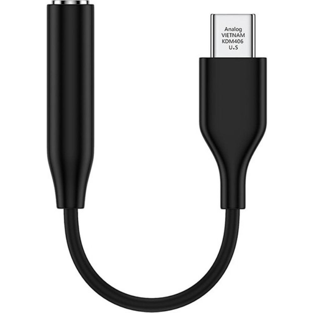 Type-C To Aux 3.5mm Kulaklık Çevirici Dönüştürücü Adaptör - Siyah Cep Telefonu Kablosu Fiyatı