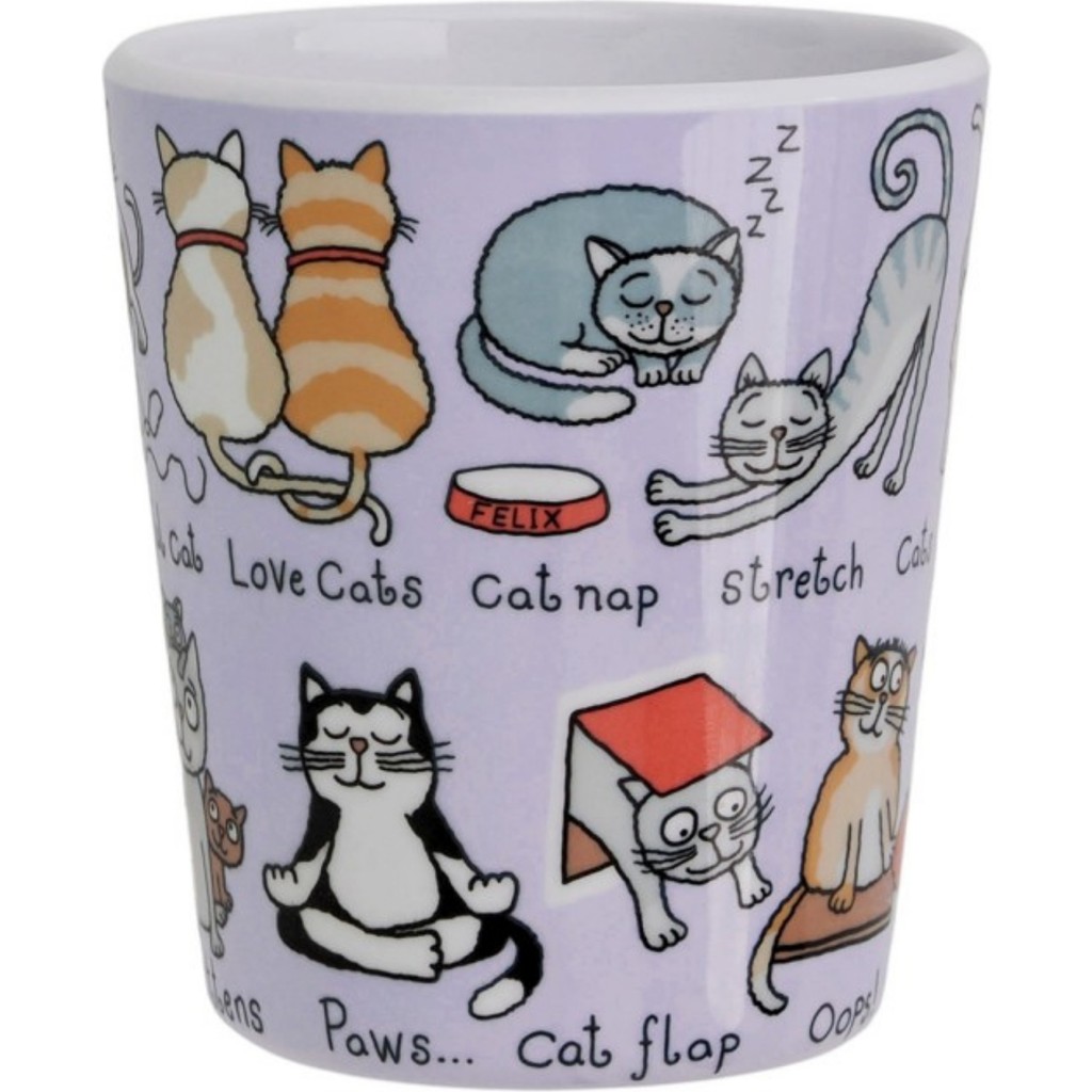 Tyrrell Katz Melamin Alıştırma Bardağı Cats / Kediler Medium Evcil Hayvan Ürünleri Fiyatı