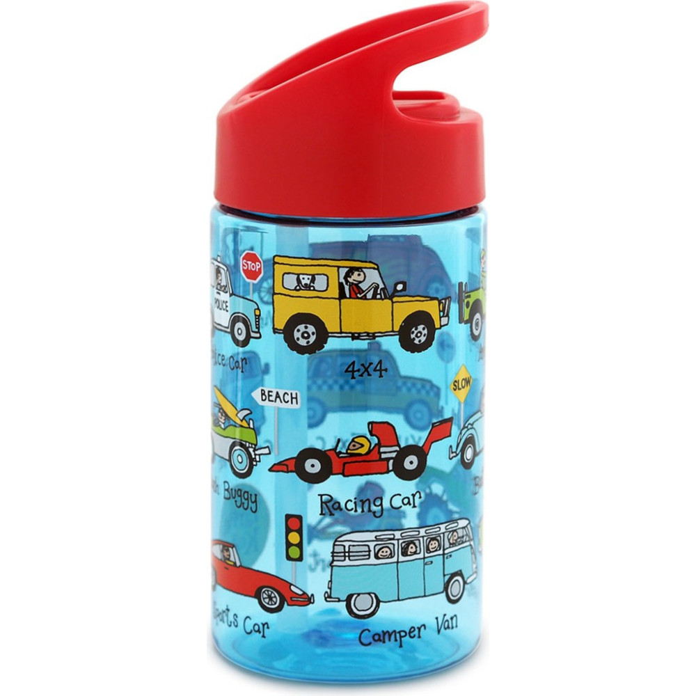 Tyrrell Katz Pipetli Matara 400ML Cars - 400 ml - Açık Mavi Suluk Fiyatı