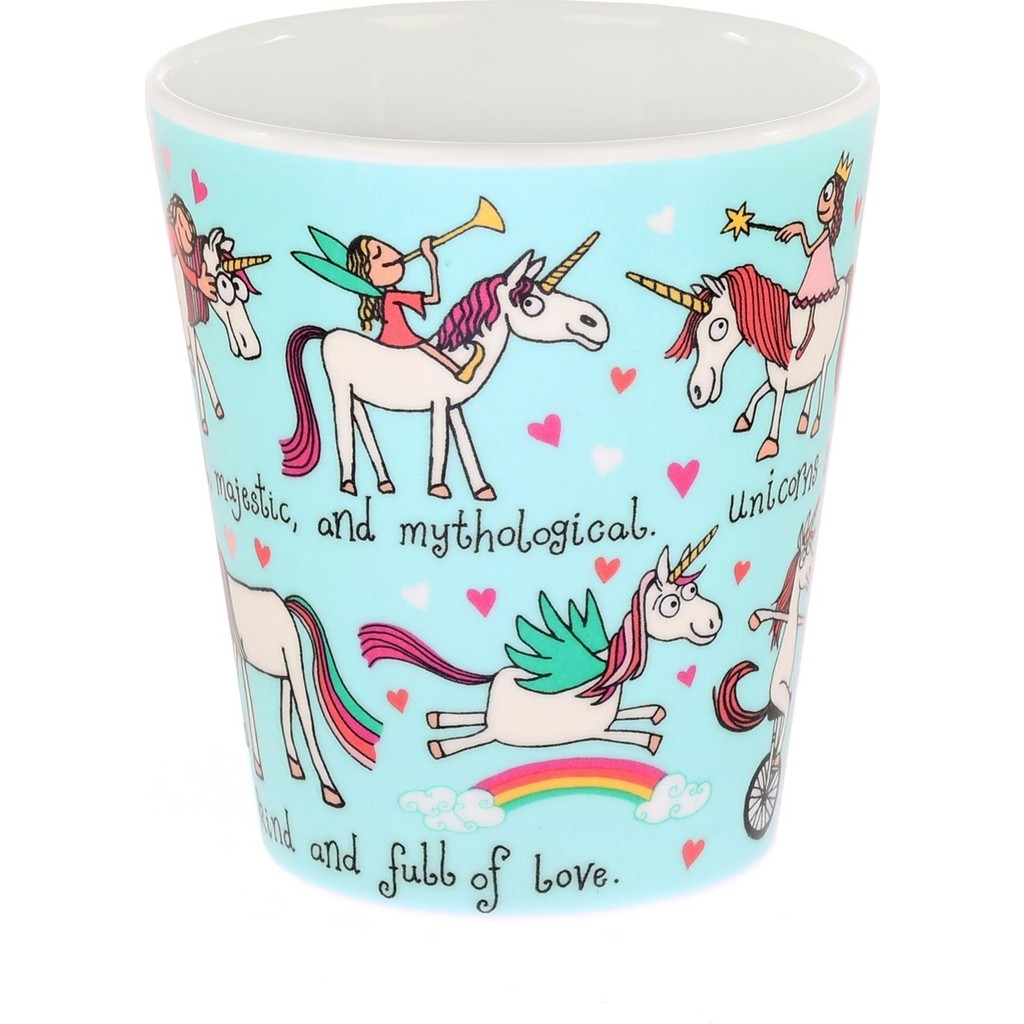Tyrrell Katz Unicorn Temalı Melamin Alıştırma Bardağı 8 cm Çocuklar İçin Hafif ve Dayanıklı Diğer Fiyatı
