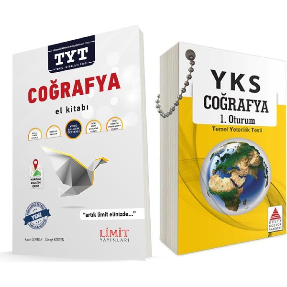 TYT Coğrafya El Kitabı ve Delta Coğrafya Kartı Seti 2 Kitap Temel Yeterlilik Testi (TYT) Fiyatı