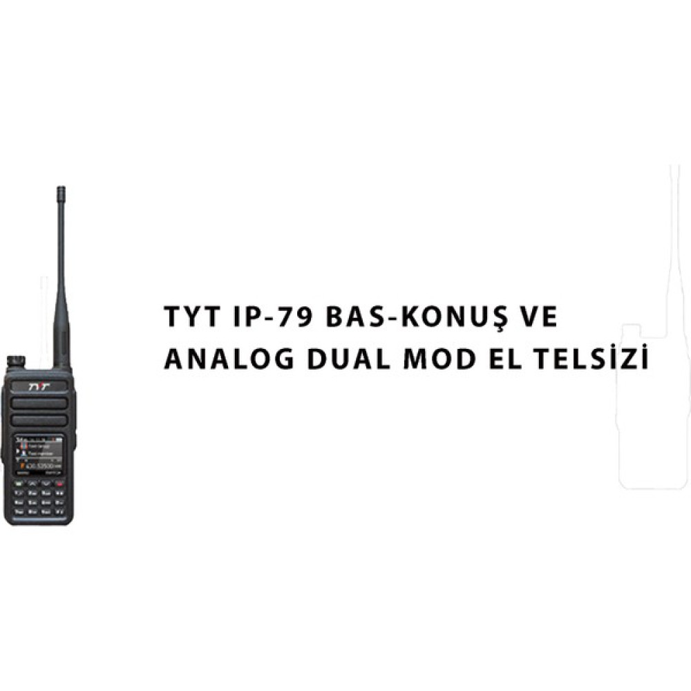 Tyt Ip-79 Bas-Konuş ve Analog Dual Mod El Telsizi Lisanssız Telsiz & Aksesuarları Fiyatı