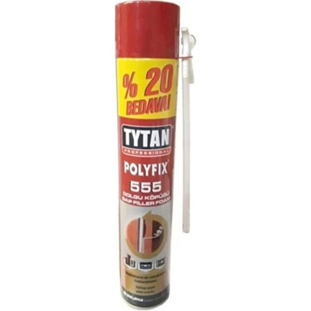 Tytan Polyfıx 555 Poliüretan Dolgu-Montaj Köpük - 1 Adet Nalburiye & Hırdavat Fiyatı