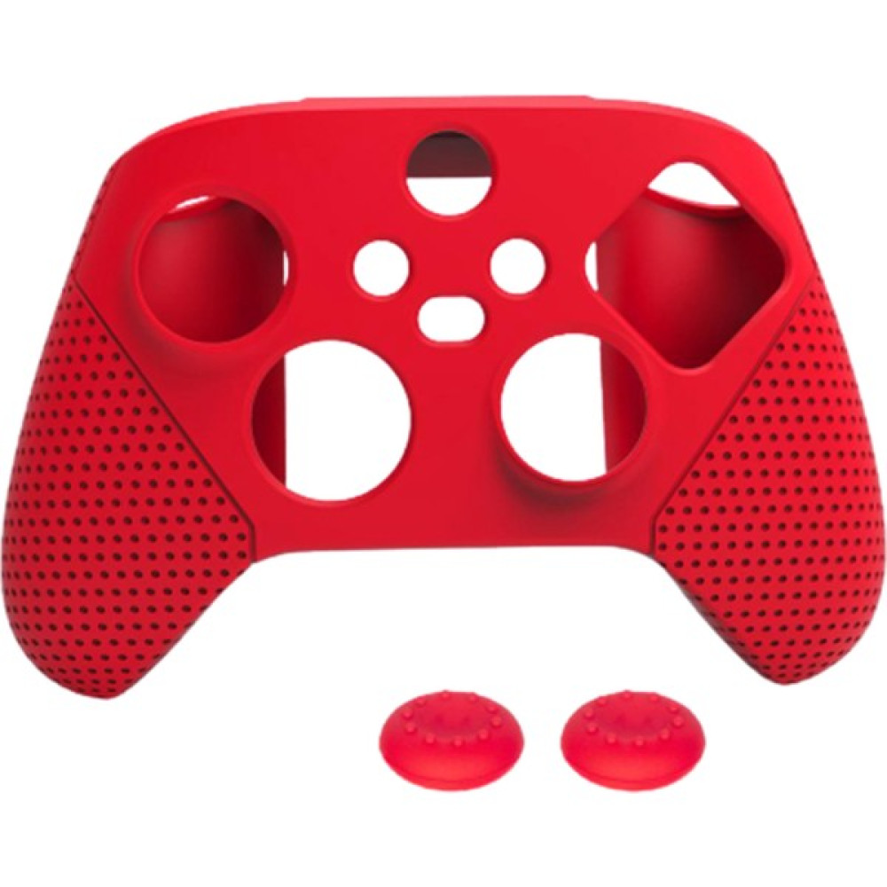 TYX-0626 Yumuşak Kaymaz Silikon Kontrol Kapağı Kapak Skins Başparmak Sapları Joystick Caps Koruyucu Kılıf Xbox Serisi S x Denetleyicisi Için - Kırm... Xbox Oyun Kolu ve Aksesuarları Fiyatı