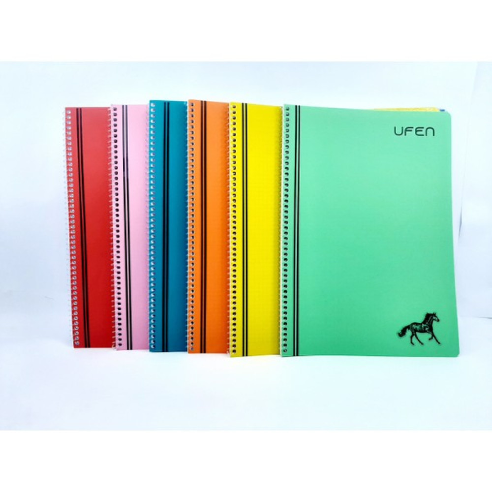 U-Fen Okul Defteri Pp Kapak Spiralli Defter 96 Yaprak Kareli/çizgili A4 Telli Defter 3 Kareli-3 Çizgili Spiralli Defter Fiyatı