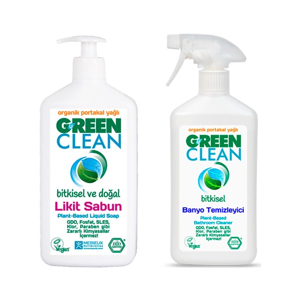 U Green Banyo Temizleyici Ve Likit Temizleyici Set 500 Ml Deterjan ve Temizlik Ürünleri Fiyatı